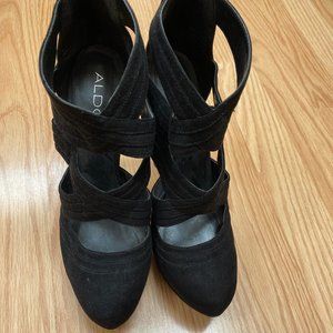 Aldo Black High Heels Size 8.5